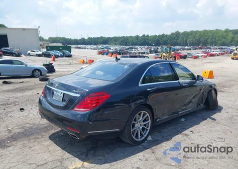 2015 Mercedes-Benz S 550 4Matic z USA, uszkodzony, nr VIN WDDUG8FB6FA083088